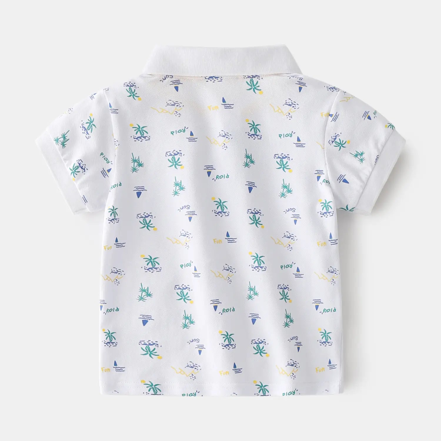 Summer Boys’ Cotton Short-sleeved Polo Shirt