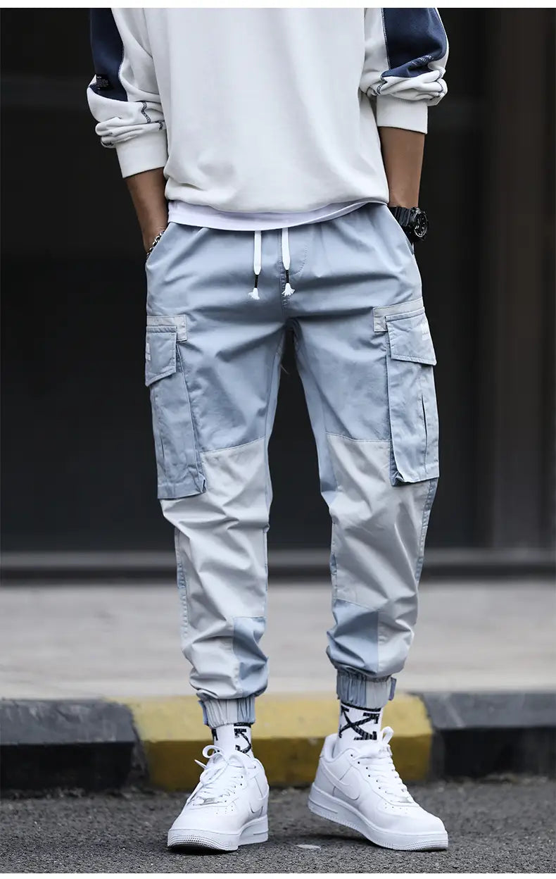 Trendy Tide Brand Spring Loose Summer Thin Overalls Men