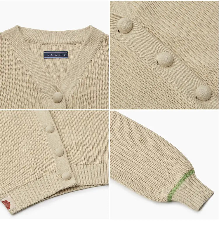 Grass green sweater cardigan sweater