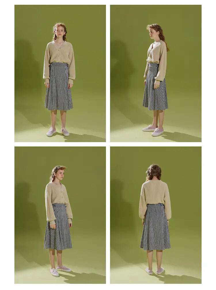 Grass green sweater cardigan sweater