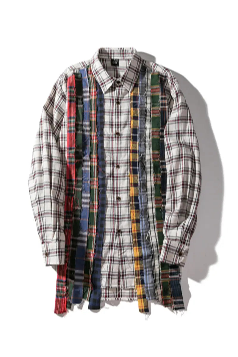 Stitching dark vintage destroys irregular shirts