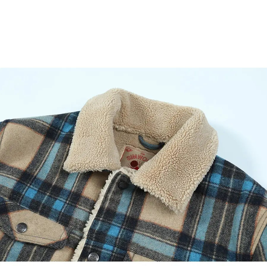 Lamb velvet coat
