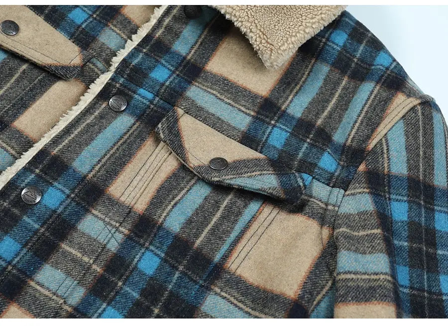 Lamb velvet coat