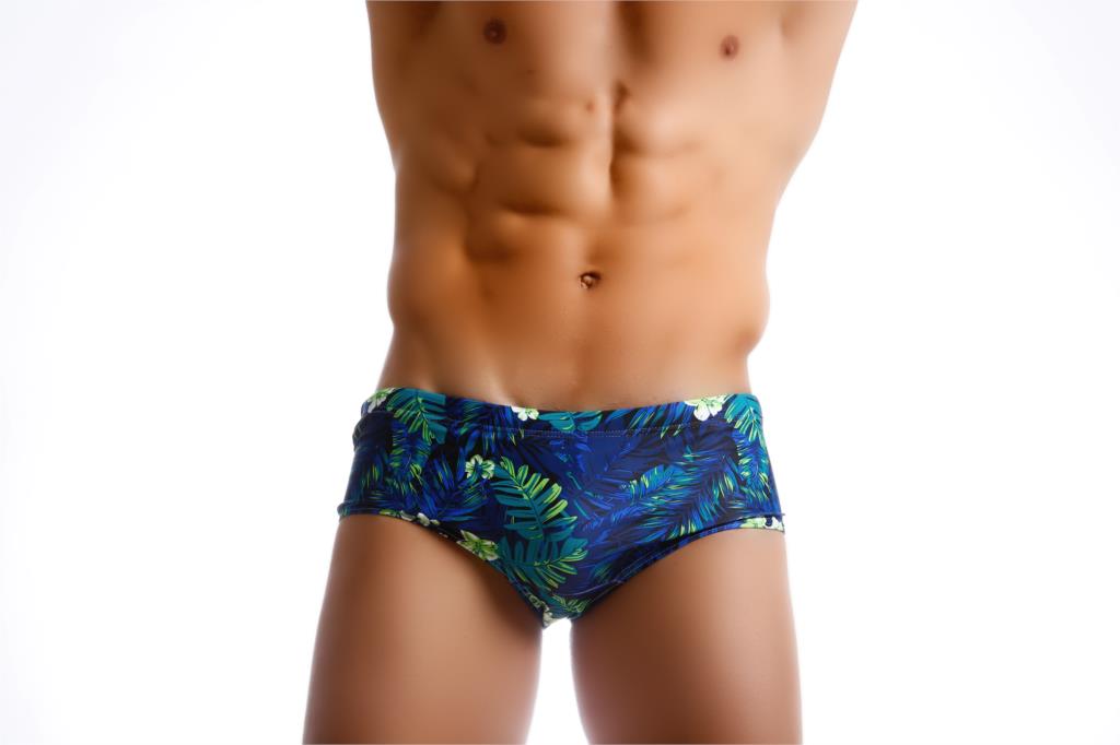 Flower Sexy Low Waist Swim Shorts