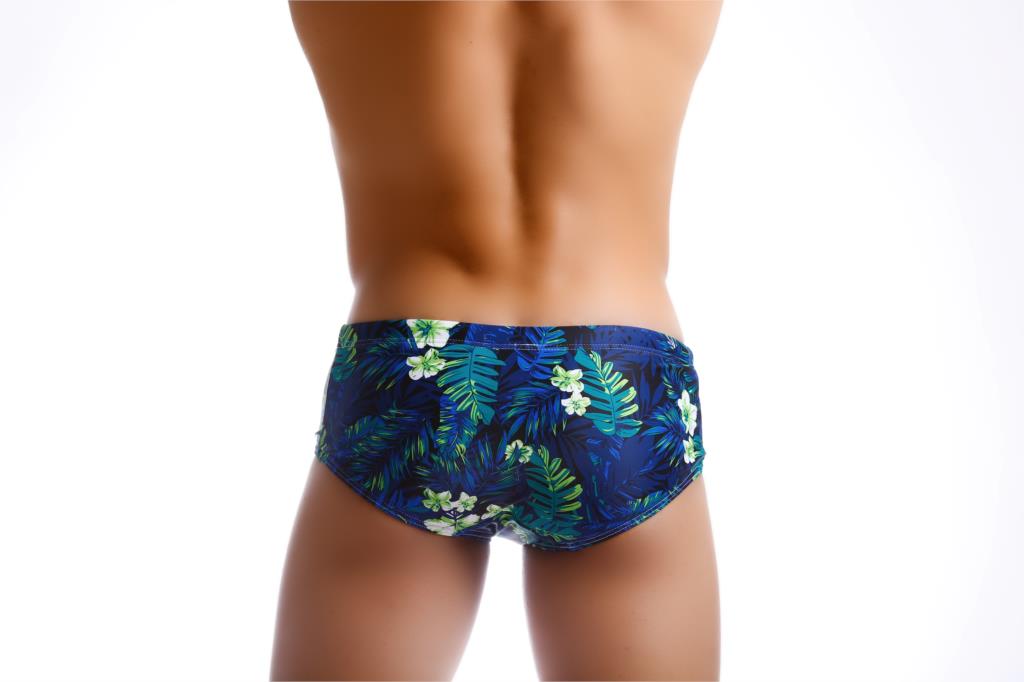 Flower Sexy Low Waist Swim Shorts