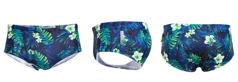 Flower Sexy Low Waist Swim Shorts