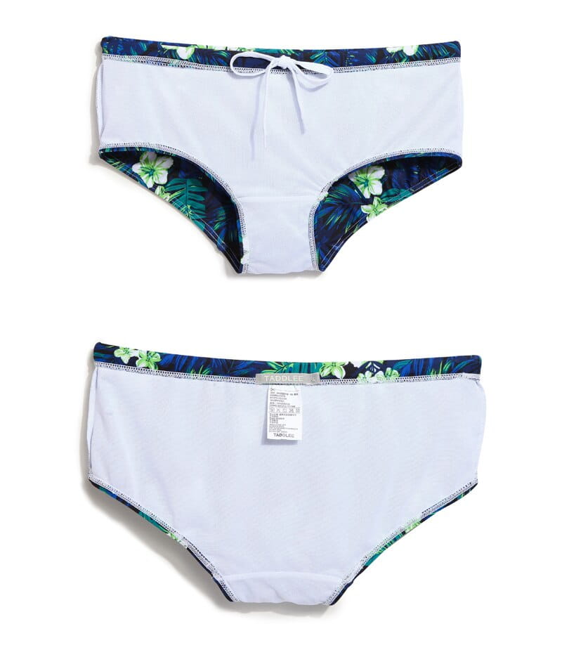 Flower Sexy Low Waist Swim Shorts