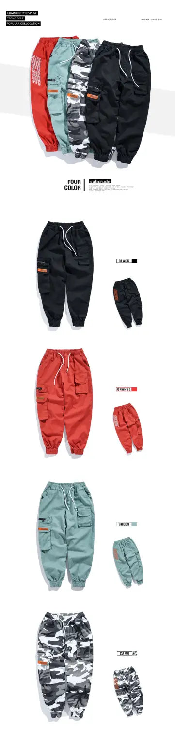 Men’s overalls cropped harem pants