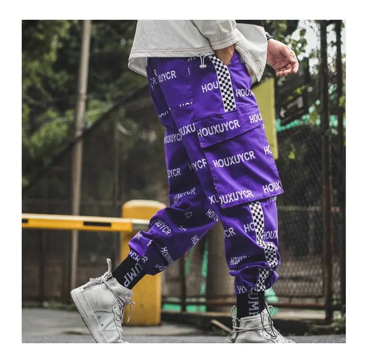 Letter Print Men’s Growth Fashion And Comfort Pants
