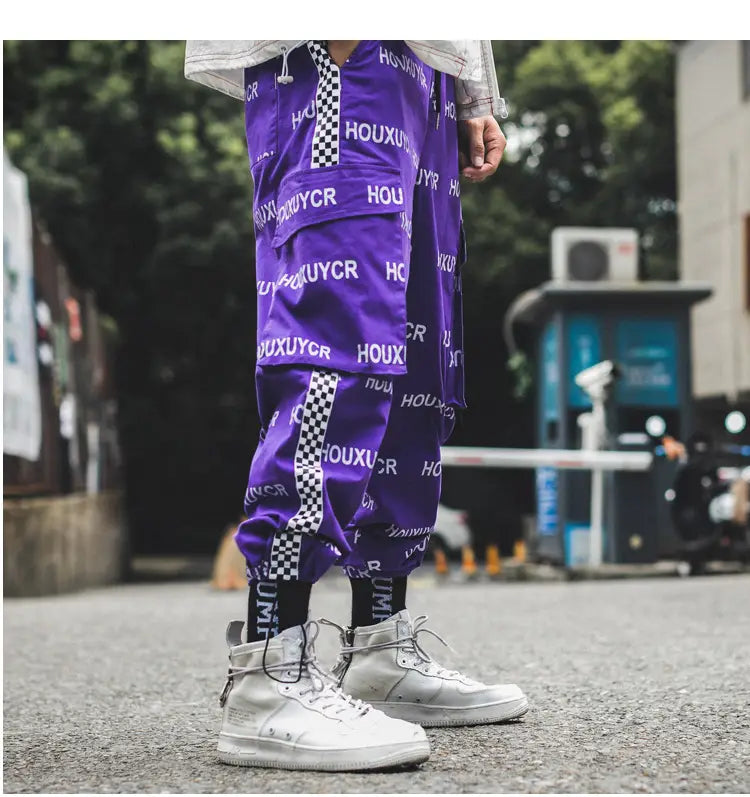 Letter Print Men’s Growth Fashion And Comfort Pants