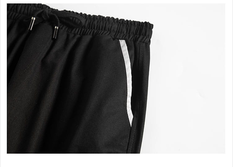Casual Loose Straight Pants Men’s Sports Beamed Pants