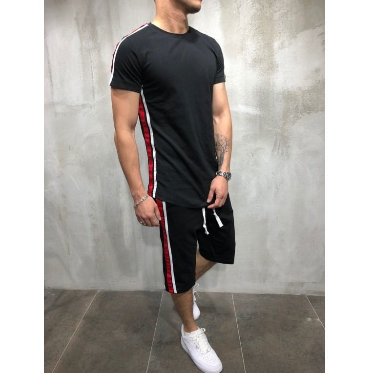 Casual Sports Shorts Short-sleeved T-shirt Men’s Suit