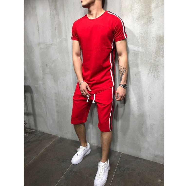 Casual Sports Shorts Short-sleeved T-shirt Men’s Suit