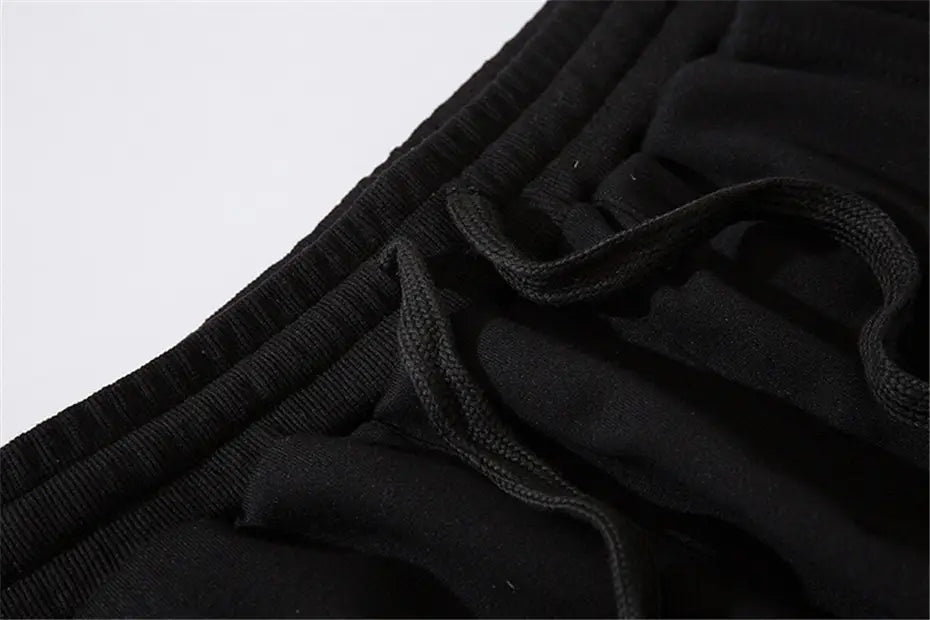Pocket Letter Printed National Tide Harem Pants