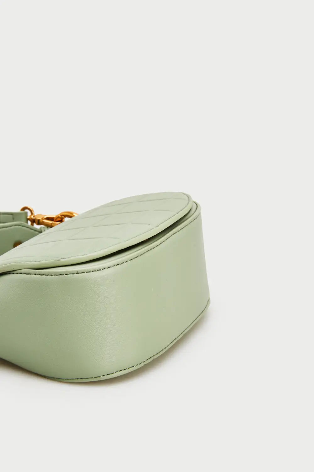 Emerald Synthetic Leather Handbag High-End Fashion Online