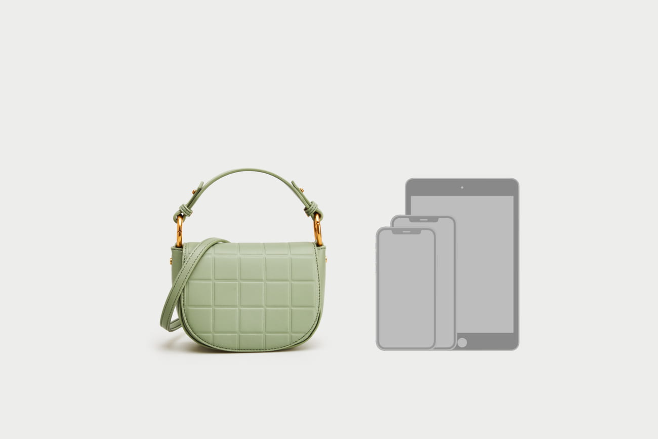 Emerald Synthetic Leather Handbag High-End Fashion Online