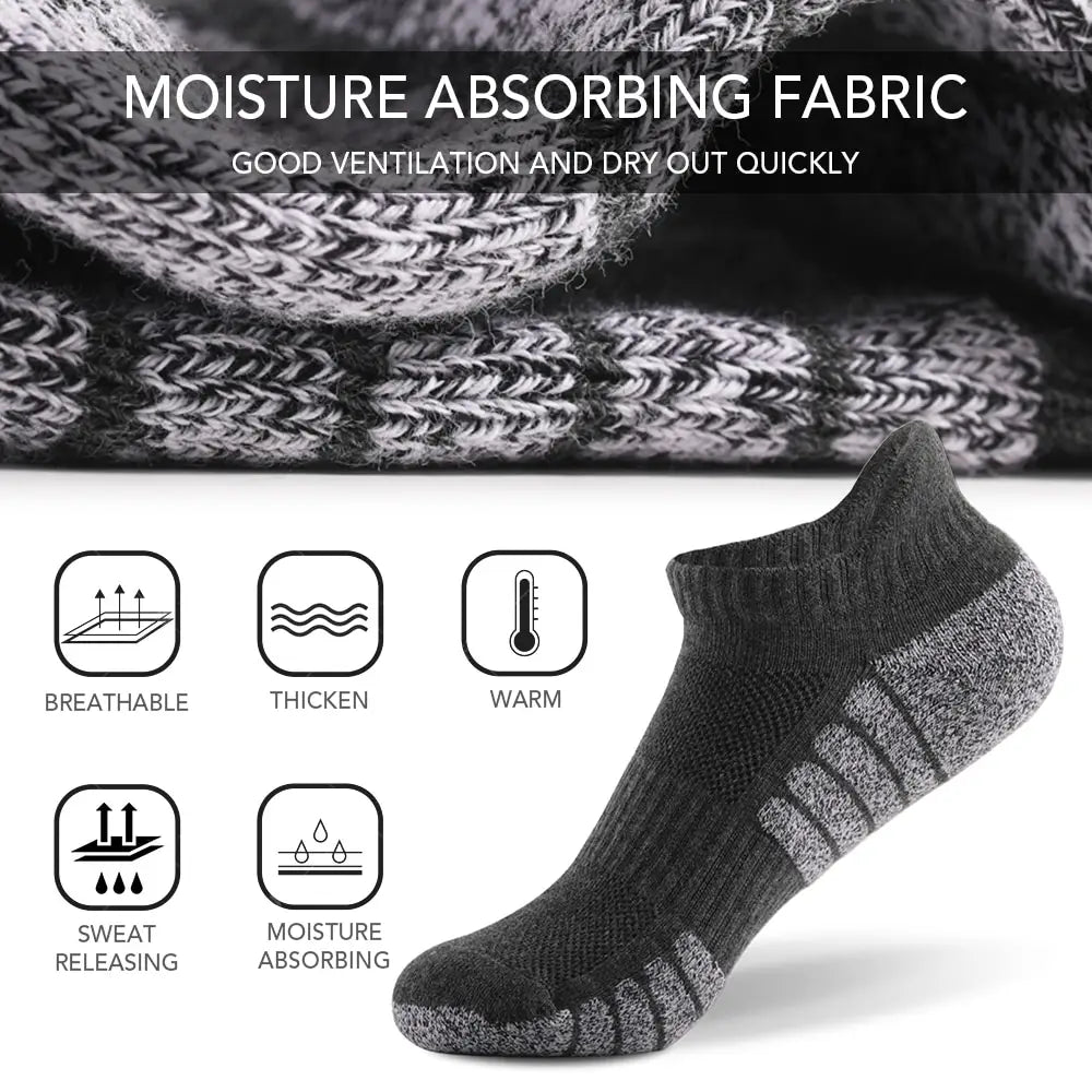 New Thick Towel Bottom Running Non-slip Cotton Socks