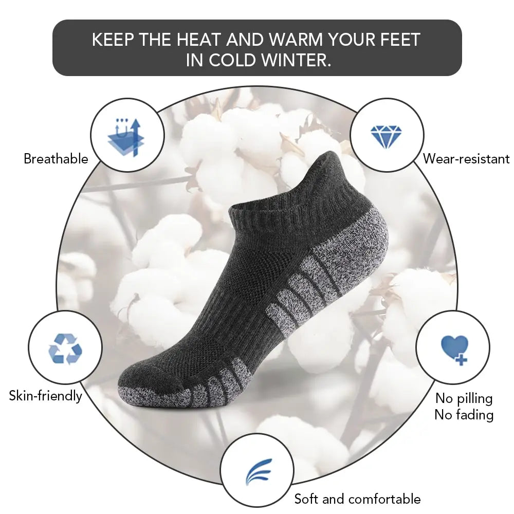 New Thick Towel Bottom Running Non-slip Cotton Socks