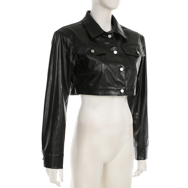 Autumn Hot Girl All-matching Biker’s Leather Jacket Women