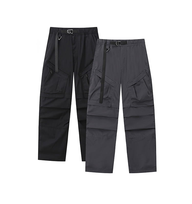Straight Cargo Pants Men’s Multi-pocket Paratrooper Pants