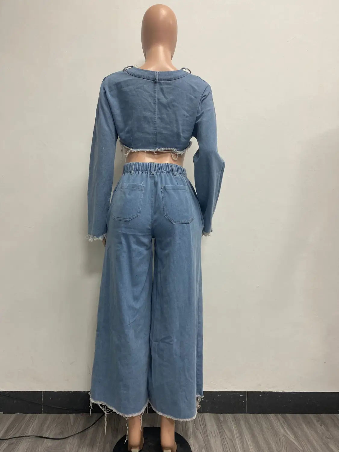 Casual Loose Denim Suit Two-piece Women’s Clothing