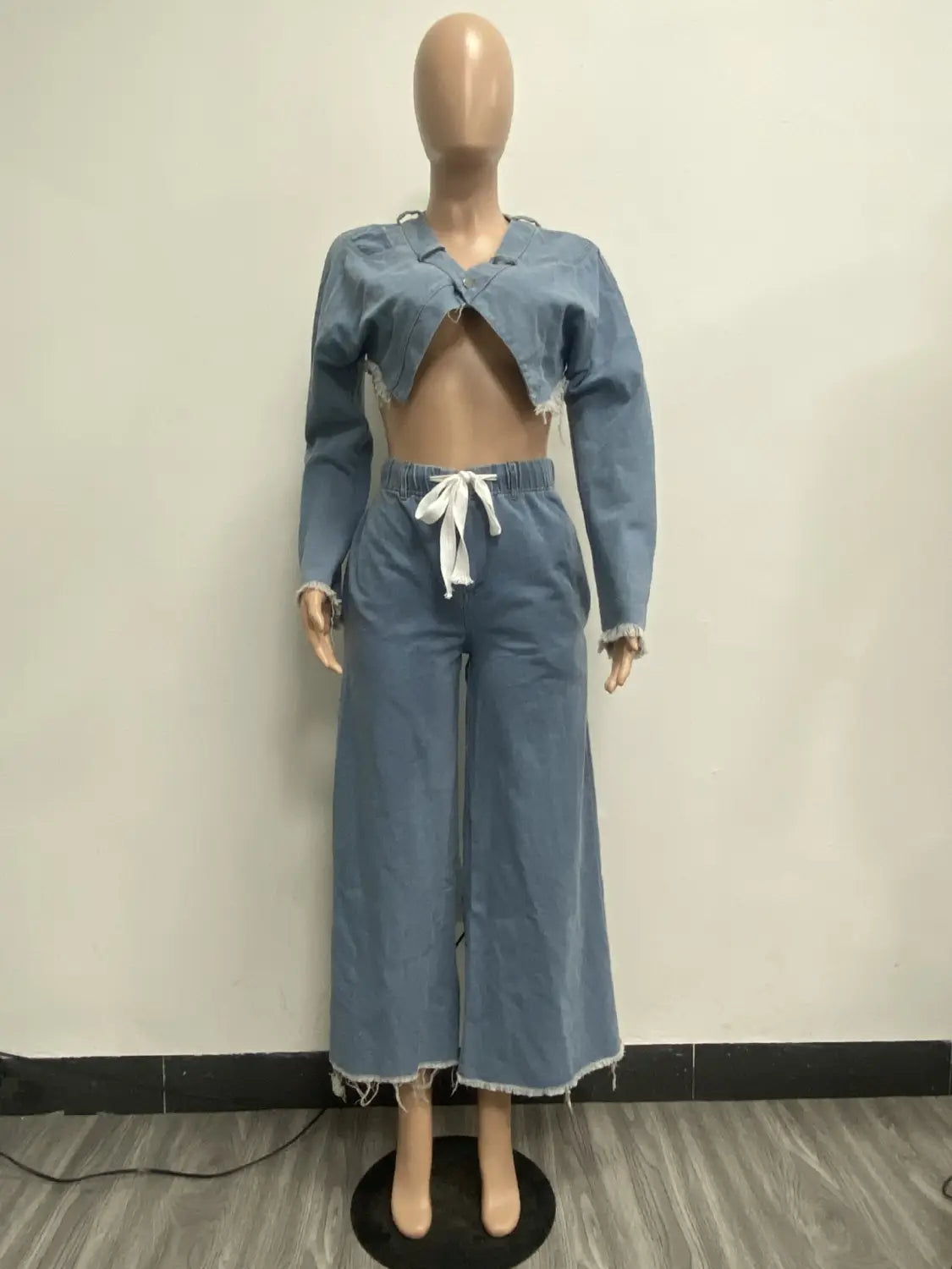 Casual Loose Denim Suit Two-piece Women’s Clothing