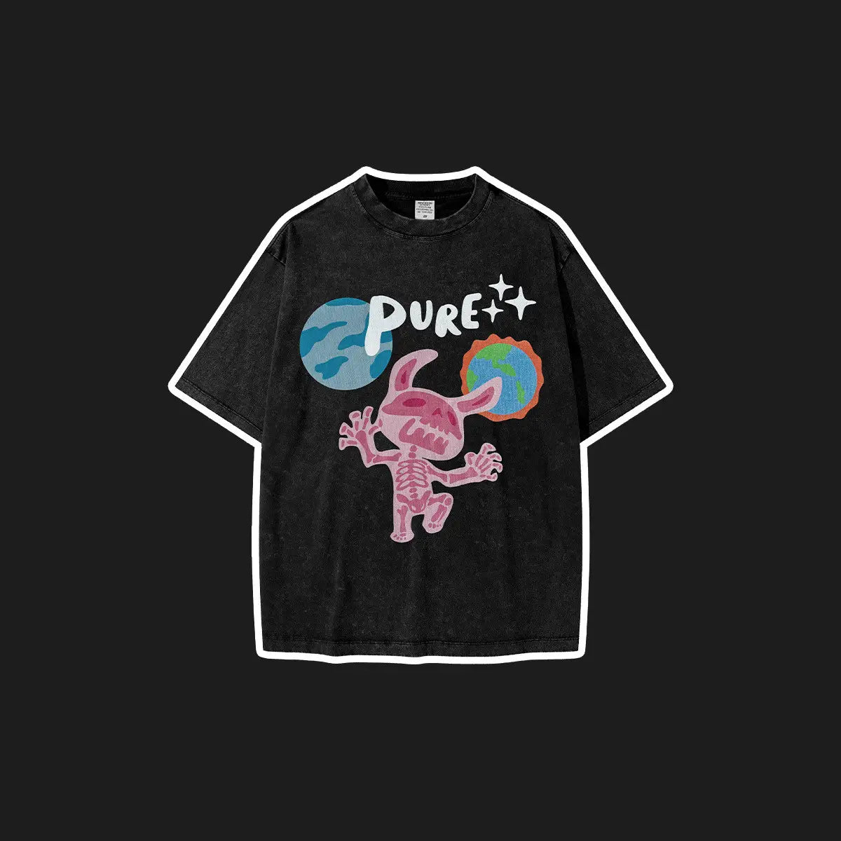 Children’s Fashion Fun Rabbit Printed T-shirt