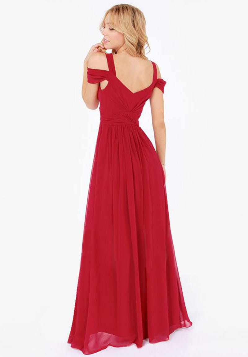 Long Floor Length Elegant Greek Style Pleated Dress