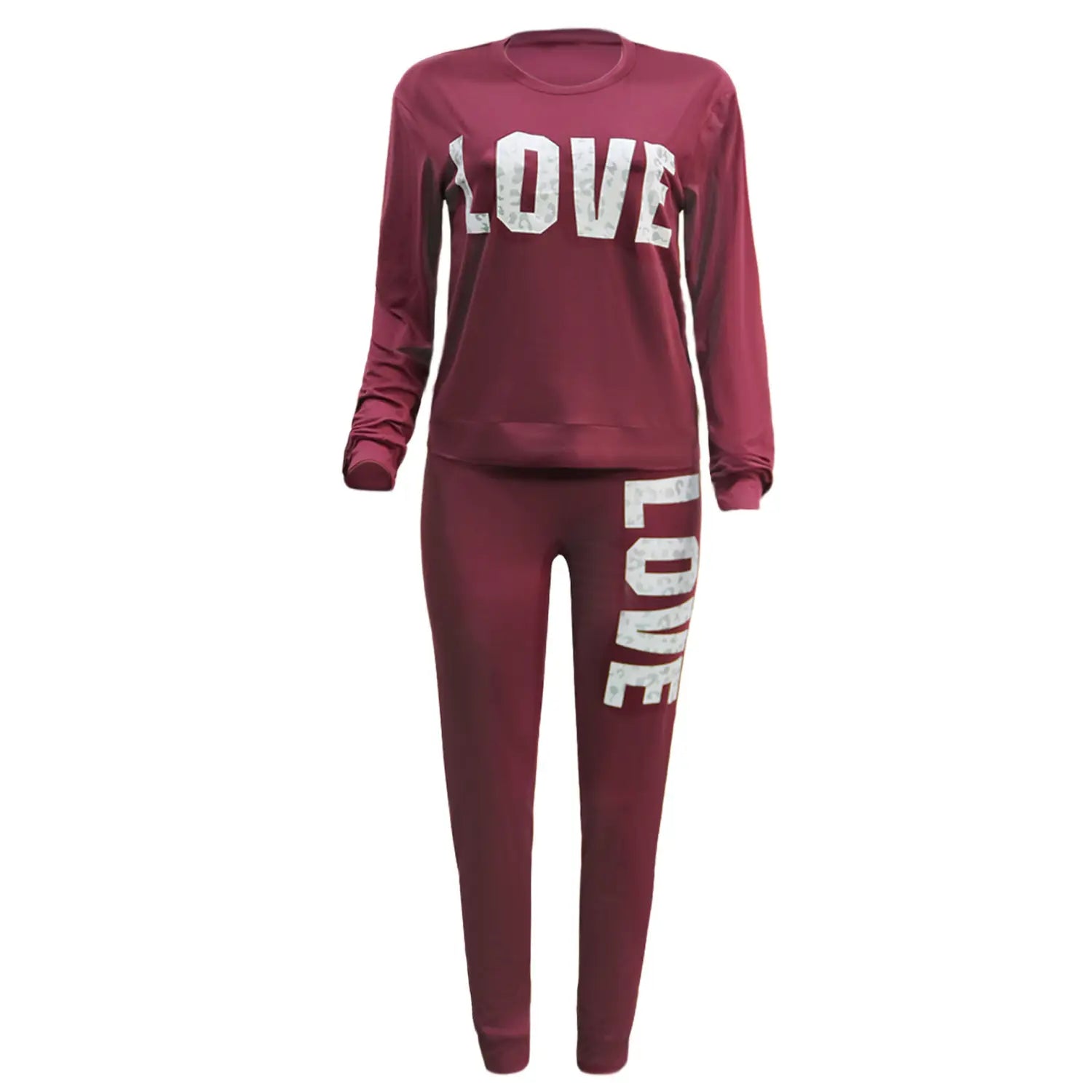 Casual Fashion Letter Printing Sports Suit