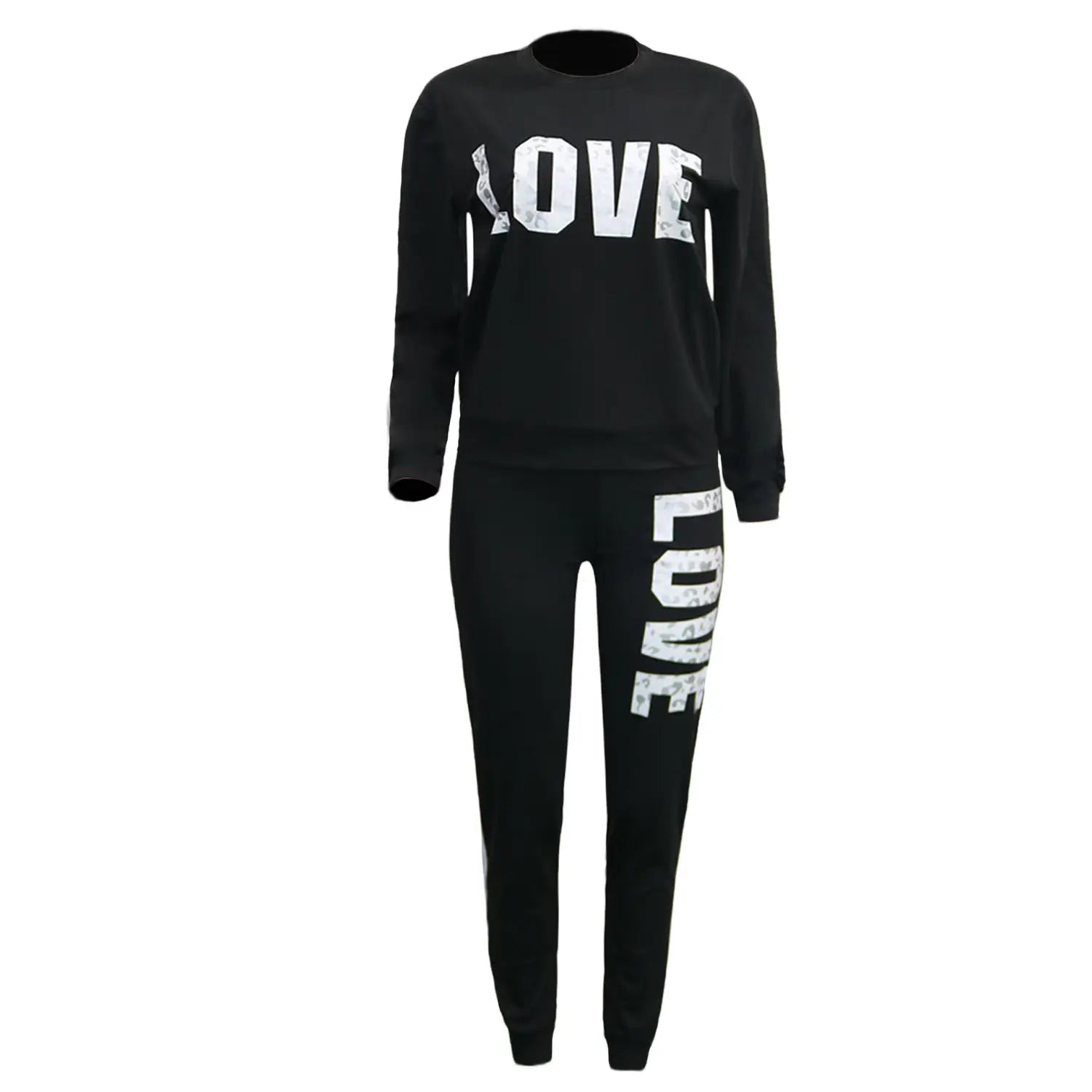 Casual Fashion Letter Printing Sports Suit
