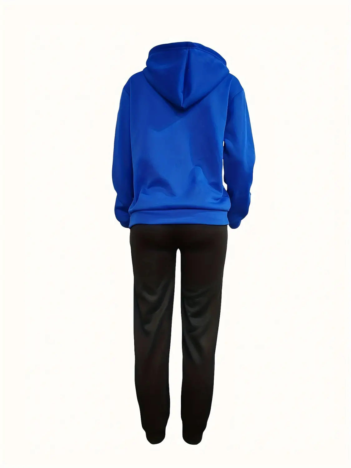 Plus Velvet Hoodie Casual Printed Sports Suit