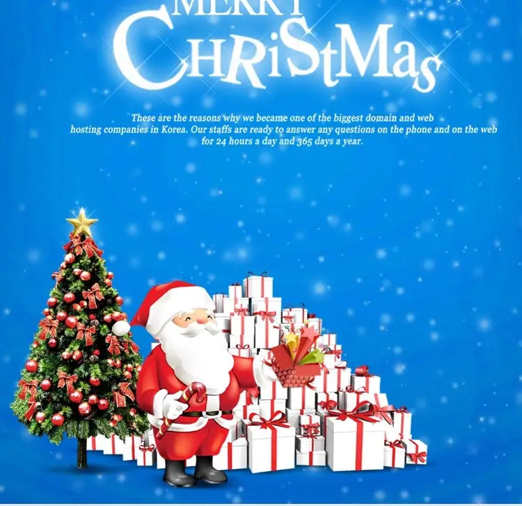 Christmas Pure Cotton Medium Tube Socks Gift Box