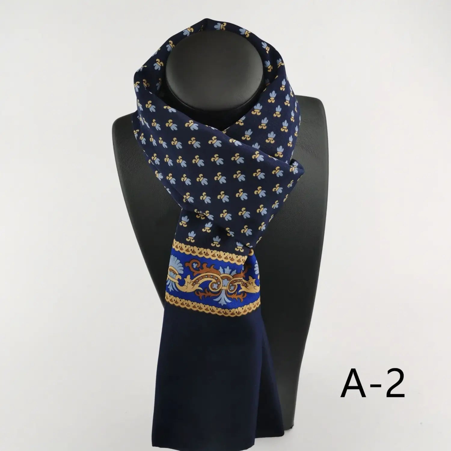 Men’s Double Layer Washed With Cashmere Scarf Warm