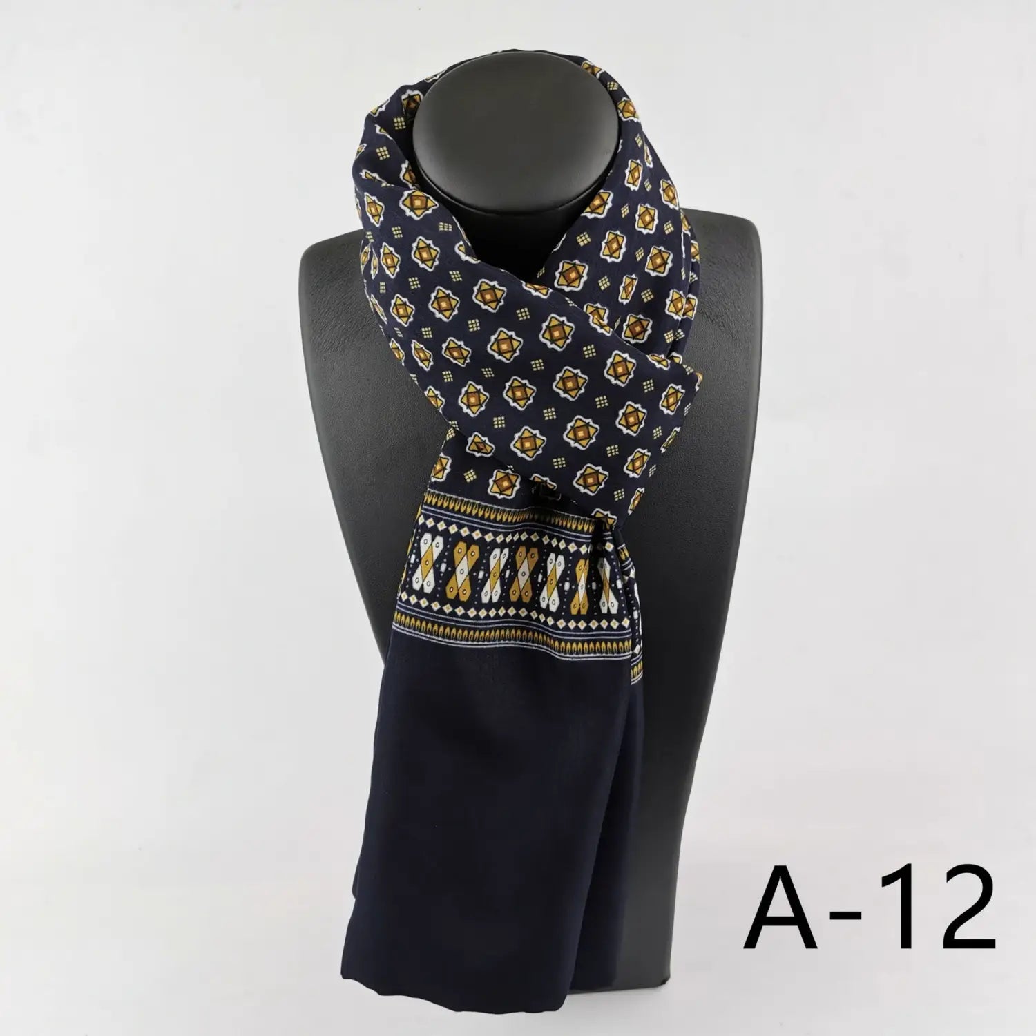 Men’s Double Layer Washed With Cashmere Scarf Warm