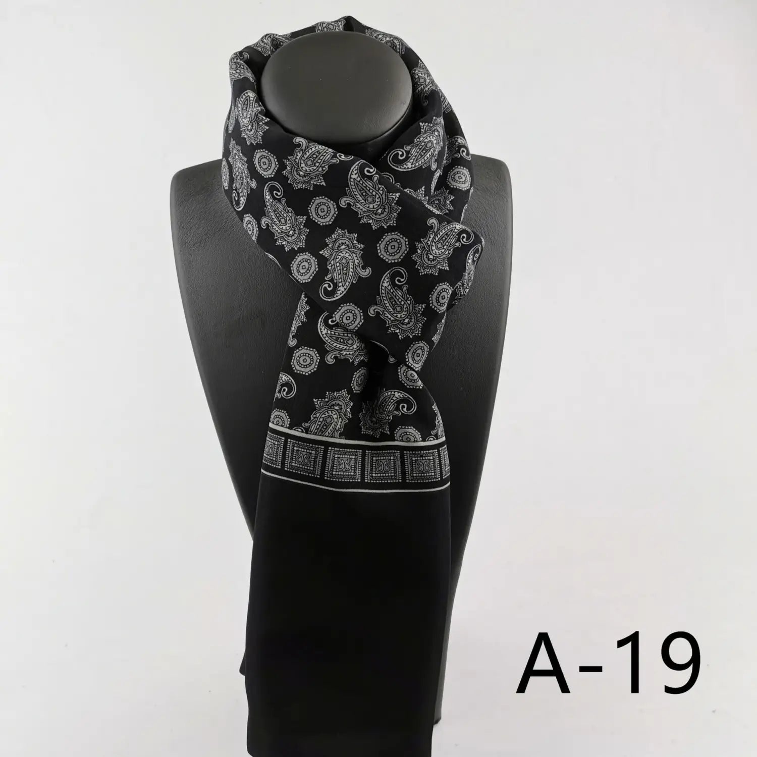 Men’s Double Layer Washed With Cashmere Scarf Warm