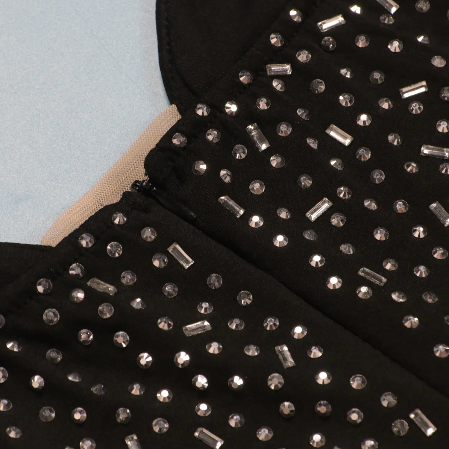 Slim Fit Rhinestone Stretch Sling Sheath Tight Jumpsuit