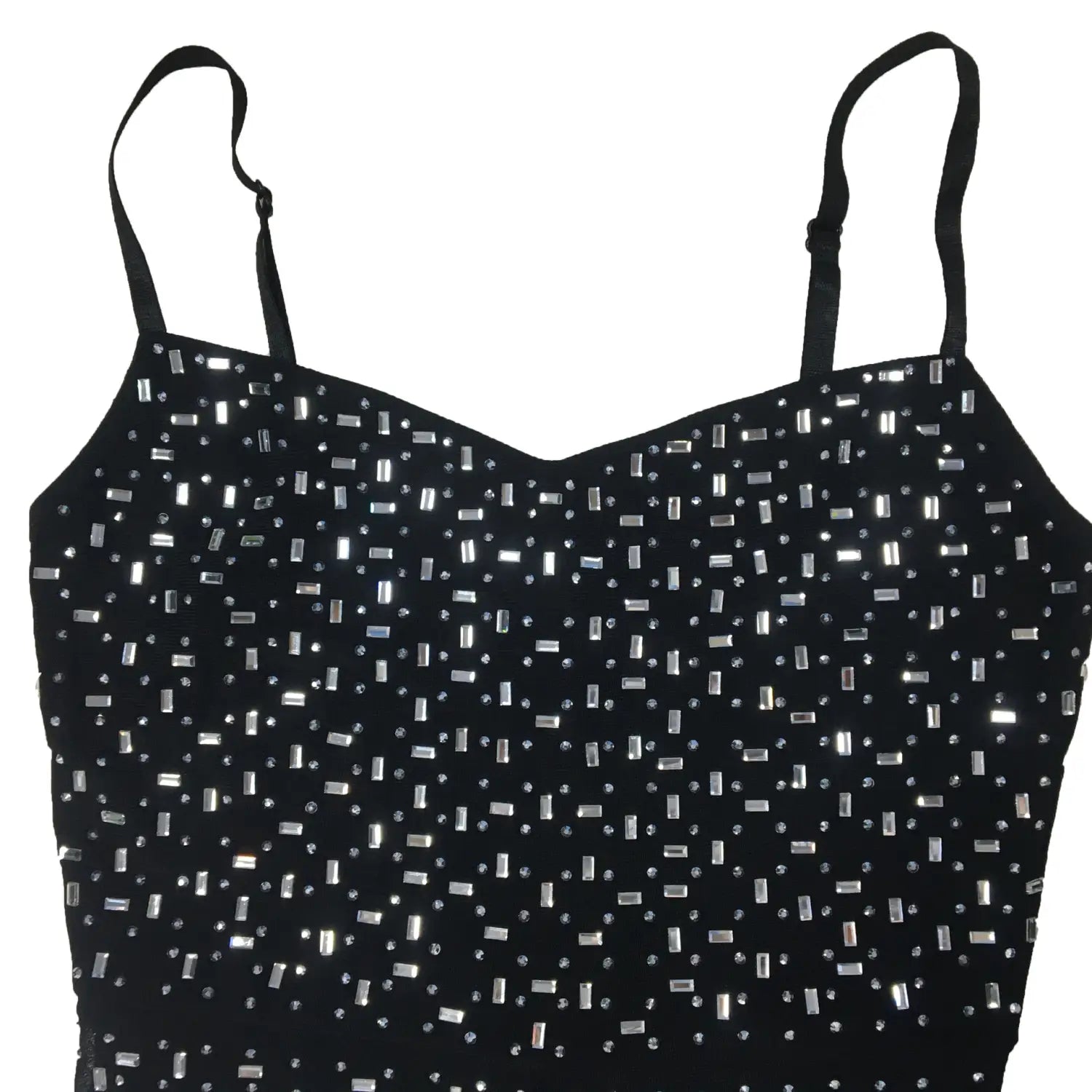 Women’s Wear Rhinestone Mesh Camisole Sleeveless Trousers Jumpsuit