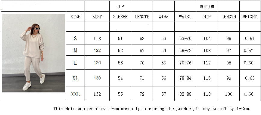 Metal Button Long Sleeve Shirt Sports Casual Ankle Banded Pants Suit