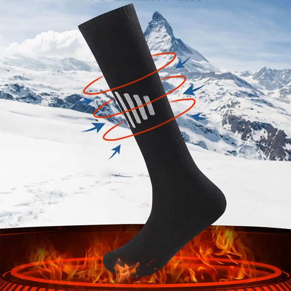 New Adjustable Temperature Heating Socks Intelligent Temperature Control Cold Protection