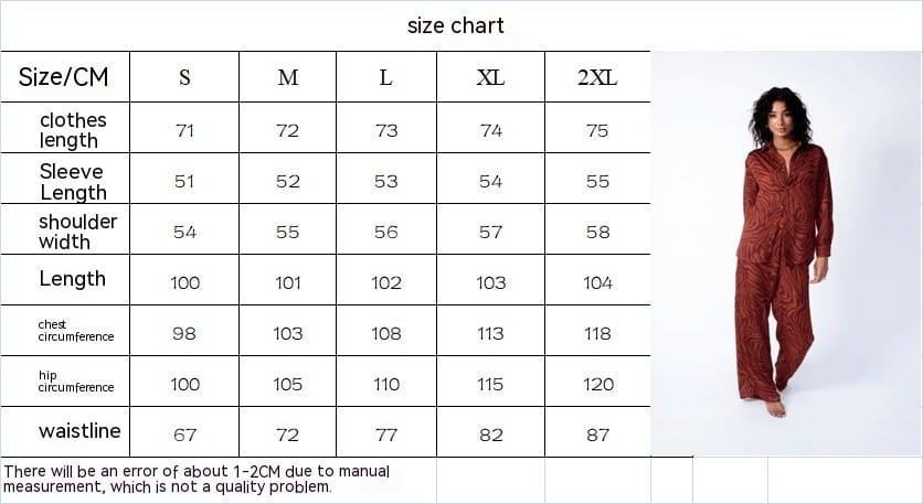 Loose Printed Shirt Women’s Suit