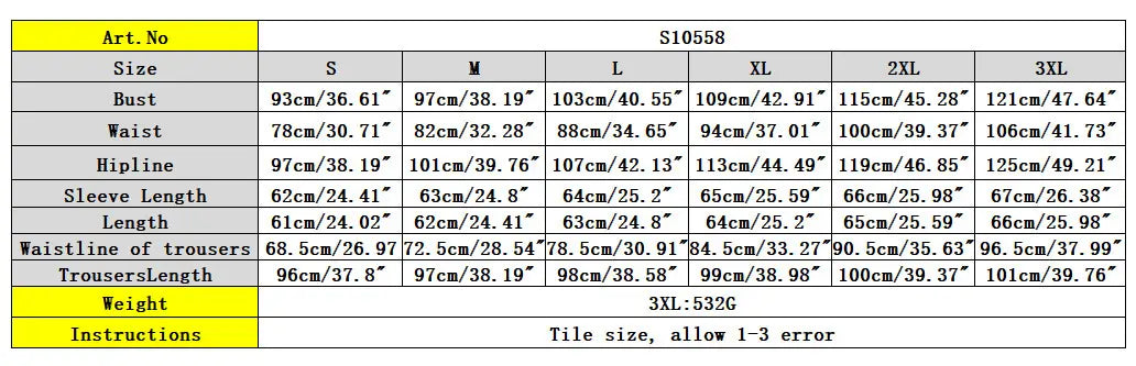 Women’s Fashion Color Printed Shirt Suit Two-piece Set