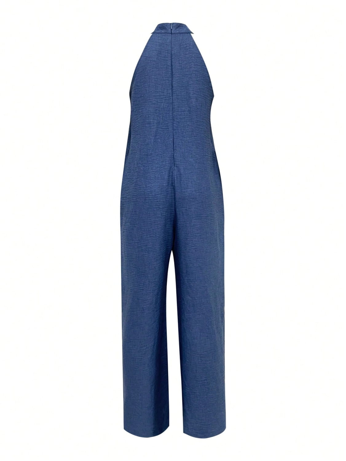 Sleeveless Halter Ruffled Young Women’s Jumpsuit
