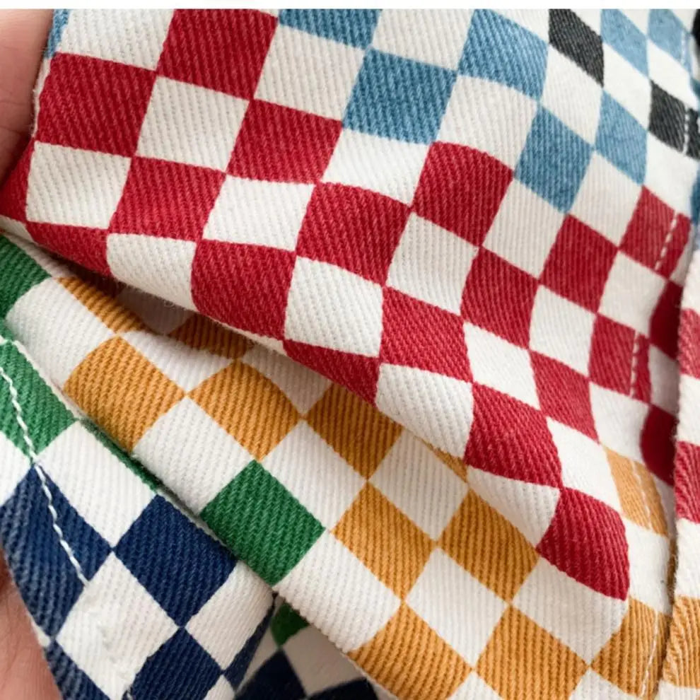 Children’s Korean-style Mosaic Casual Jacket