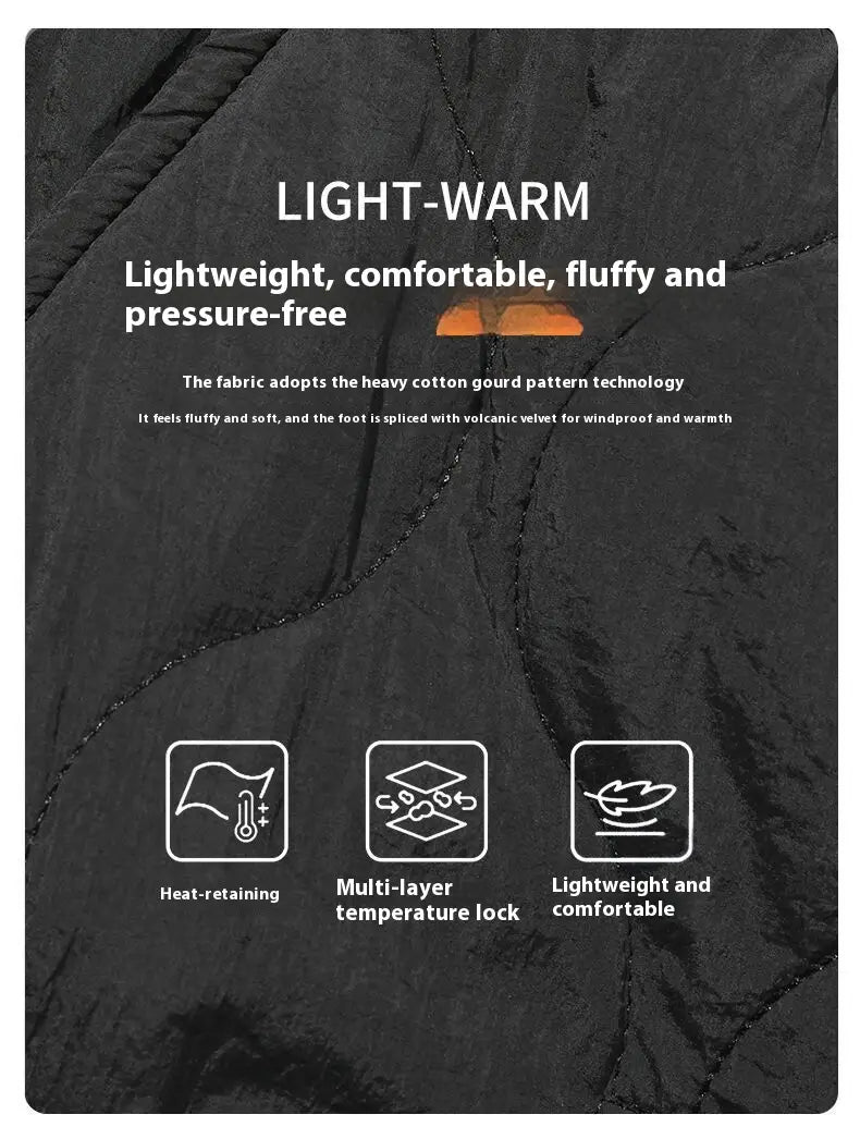 Men’s Quilted Casual Pants Thickened Cold Protection Ski Pants