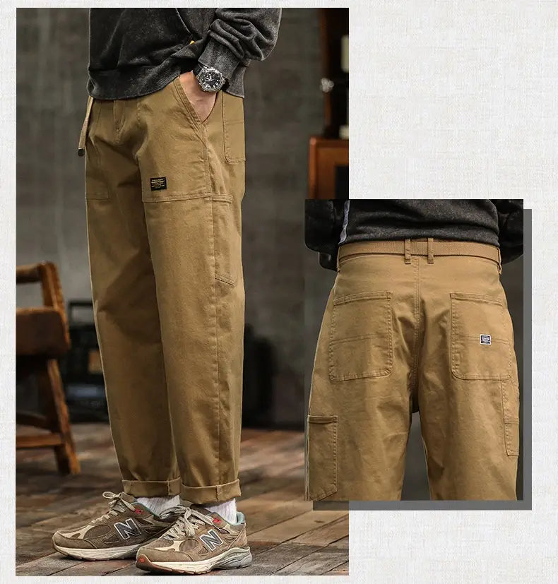 Trendy Men’s Clothing Retro Overalls Fashion Brand