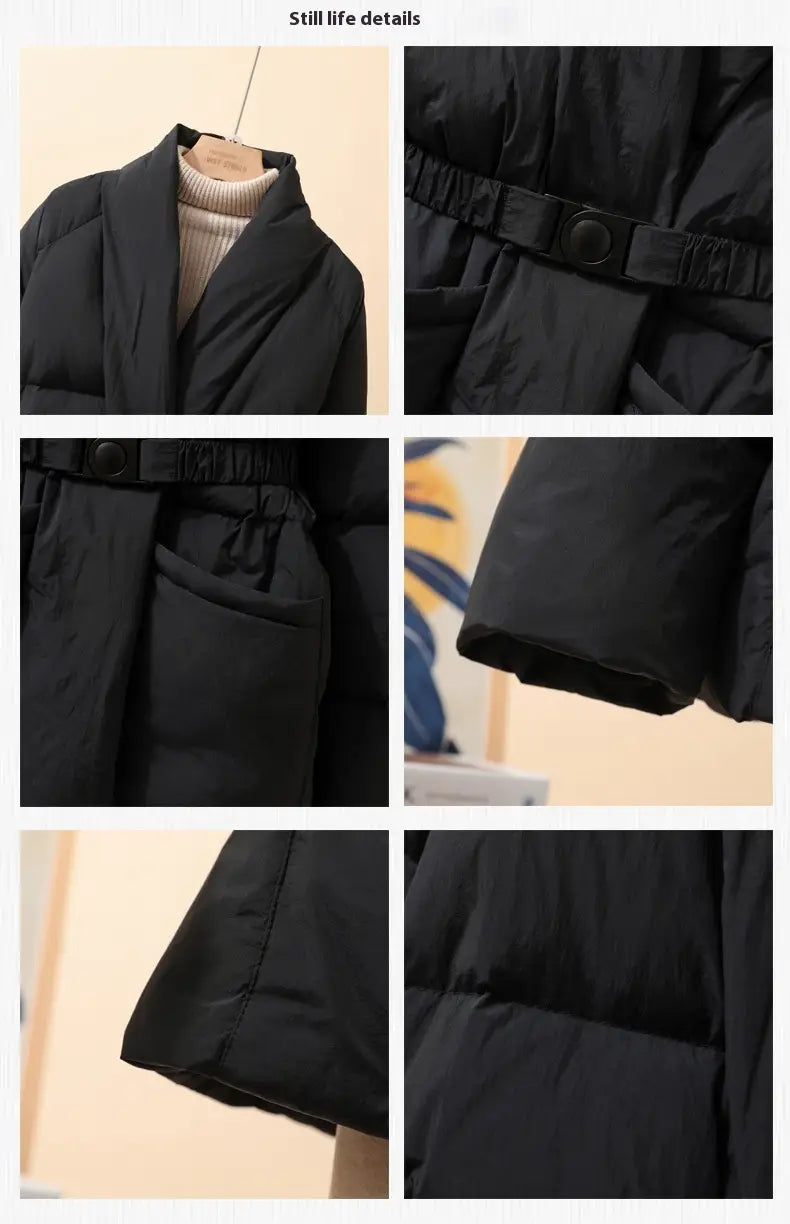 Belt Waist-tight Loose Cool Coat