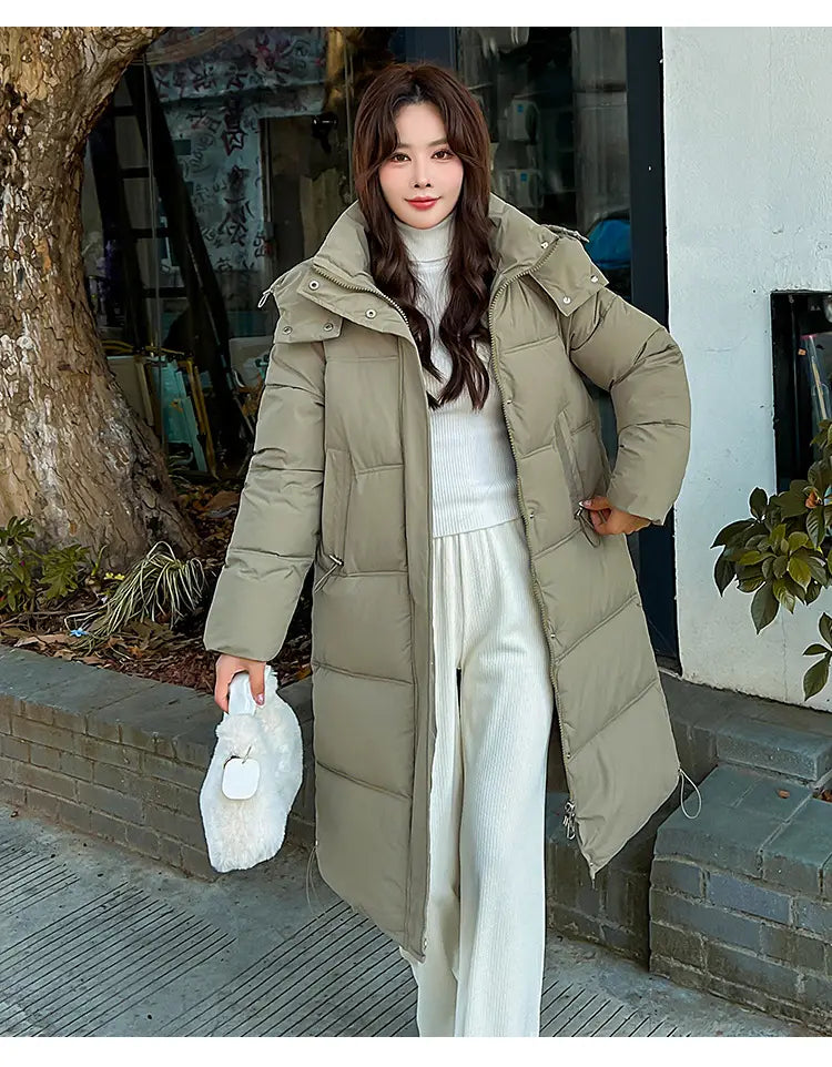 Thickened Down Loose Cotton Jacket Coat