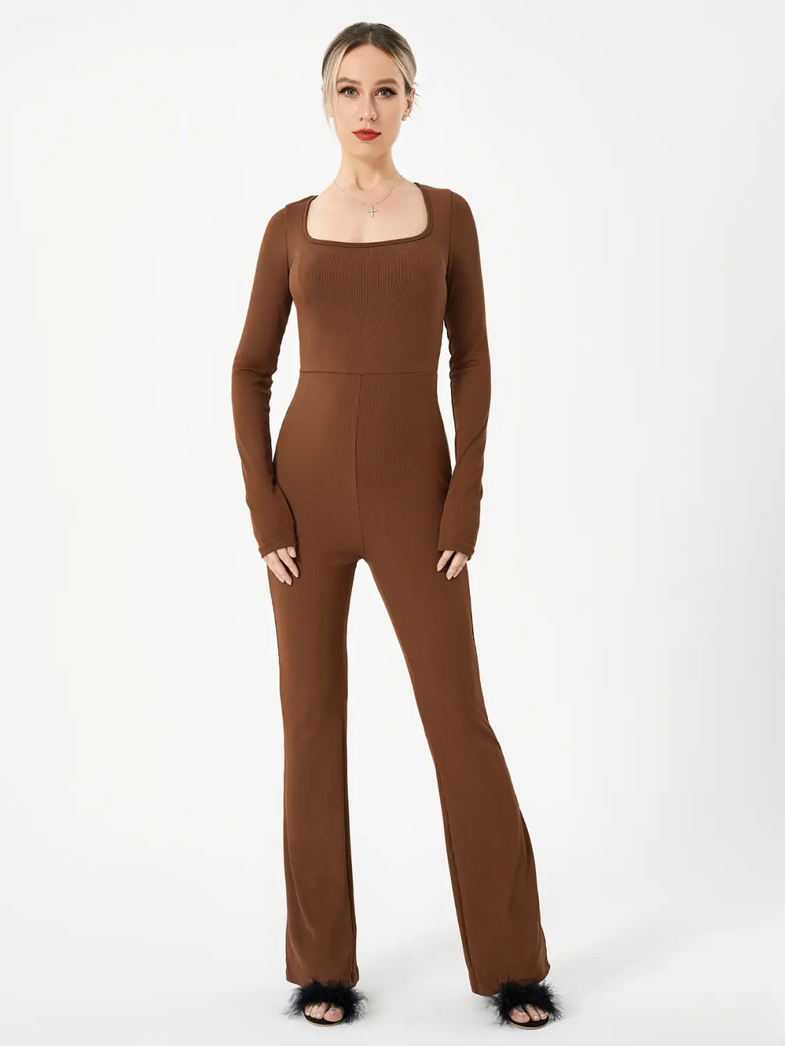 Women’s Loose Casual High Stretch Jumpsuit