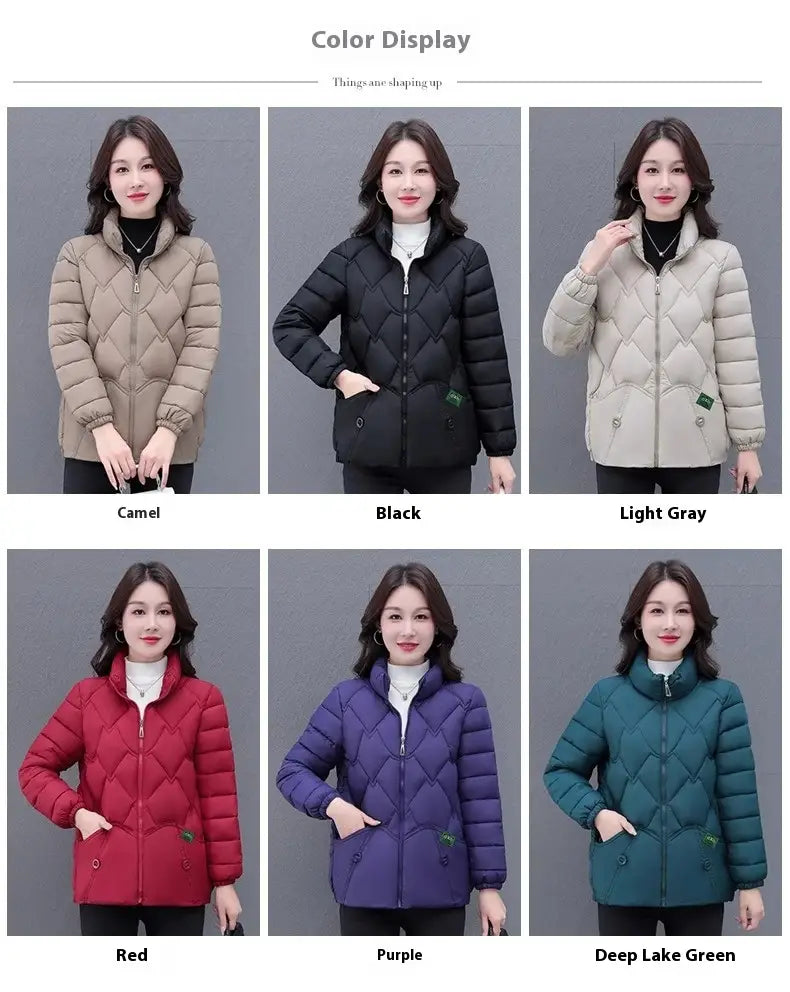 High-end Down Cotton-padded Coat For Women Winter Thickened