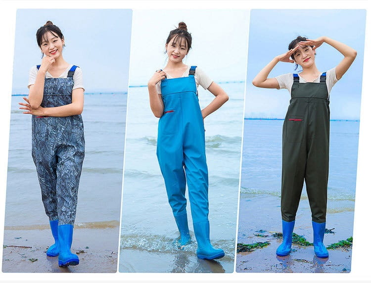 Women’s Thick Waterproof One-piece Half Body Rain Pants